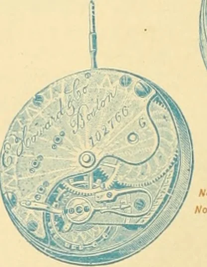 An illustration from 13th annual illustrated catalog, 1889 ... containing illustrations and prices of a few leading and staple styles of diamonds, watches, jewelry, silverware, clocks, canes, umbrellas, opera glasses, gold spectacles, eye glasses, etc., 1889, leaf 215