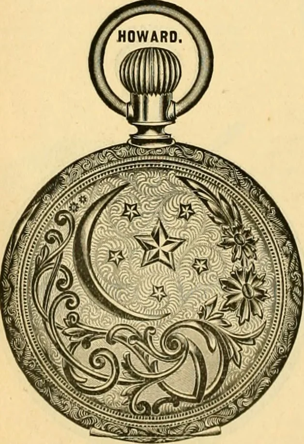 An illustration from 13th annual illustrated catalog, 1889 ... containing illustrations and prices of a few leading and staple styles of diamonds, watches, jewelry, silverware, clocks, canes, umbrellas, opera glasses, gold spectacles, eye glasses, etc., 1889, leaf 217