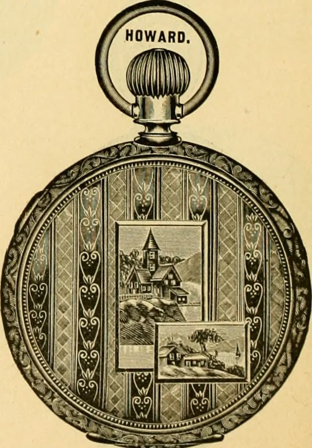 An illustration from 13th annual illustrated catalog, 1889 ... containing illustrations and prices of a few leading and staple styles of diamonds, watches, jewelry, silverware, clocks, canes, umbrellas, opera glasses, gold spectacles, eye glasses, etc., 1889, leaf 217