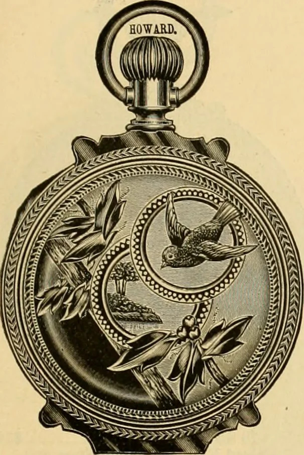An illustration from 13th annual illustrated catalog, 1889 ... containing illustrations and prices of a few leading and staple styles of diamonds, watches, jewelry, silverware, clocks, canes, umbrellas, opera glasses, gold spectacles, eye glasses, etc., 1889, leaf 218