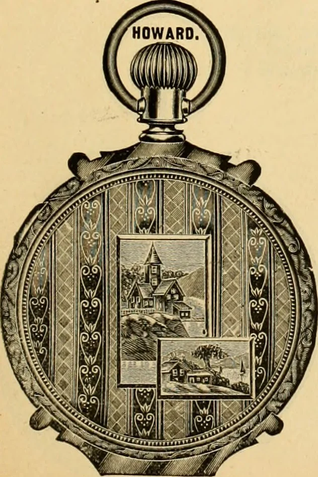 An illustration from 13th annual illustrated catalog, 1889 ... containing illustrations and prices of a few leading and staple styles of diamonds, watches, jewelry, silverware, clocks, canes, umbrellas, opera glasses, gold spectacles, eye glasses, etc., 1889, leaf 218