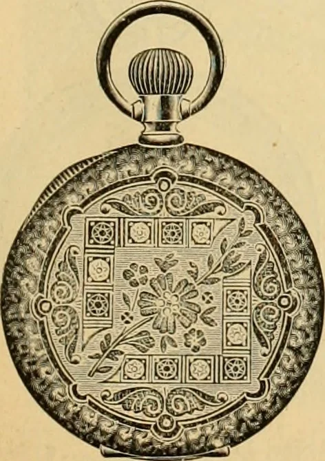 An illustration from 13th annual illustrated catalog, 1889 ... containing illustrations and prices of a few leading and staple styles of diamonds, watches, jewelry, silverware, clocks, canes, umbrellas, opera glasses, gold spectacles, eye glasses, etc., 1889, leaf 220