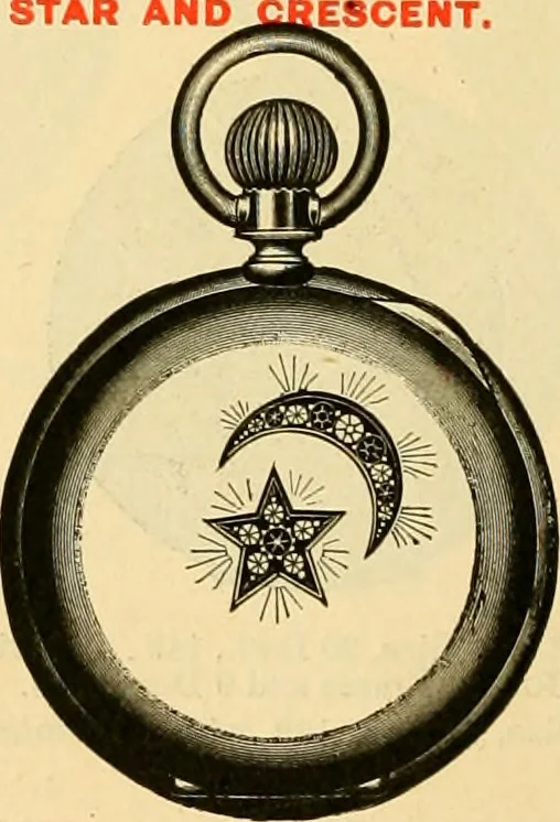 An illustration from 13th annual illustrated catalog, 1889 ... containing illustrations and prices of a few leading and staple styles of diamonds, watches, jewelry, silverware, clocks, canes, umbrellas, opera glasses, gold spectacles, eye glasses, etc., 1889, leaf 221
