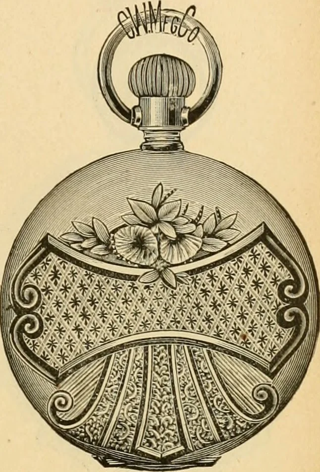 An illustration from 13th annual illustrated catalog, 1889 ... containing illustrations and prices of a few leading and staple styles of diamonds, watches, jewelry, silverware, clocks, canes, umbrellas, opera glasses, gold spectacles, eye glasses, etc., 1889, leaf 224