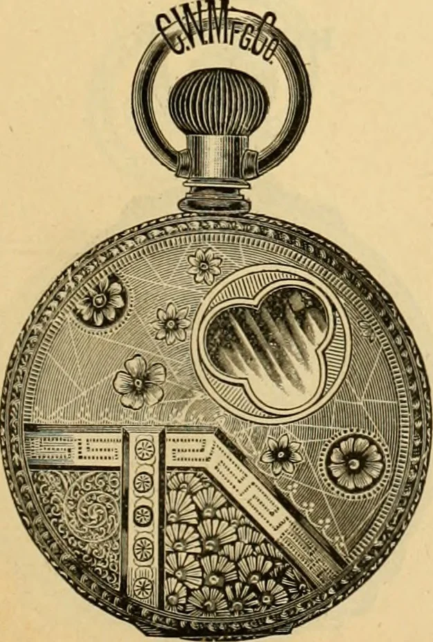 An illustration from 13th annual illustrated catalog, 1889 ... containing illustrations and prices of a few leading and staple styles of diamonds, watches, jewelry, silverware, clocks, canes, umbrellas, opera glasses, gold spectacles, eye glasses, etc., 1889, leaf 224