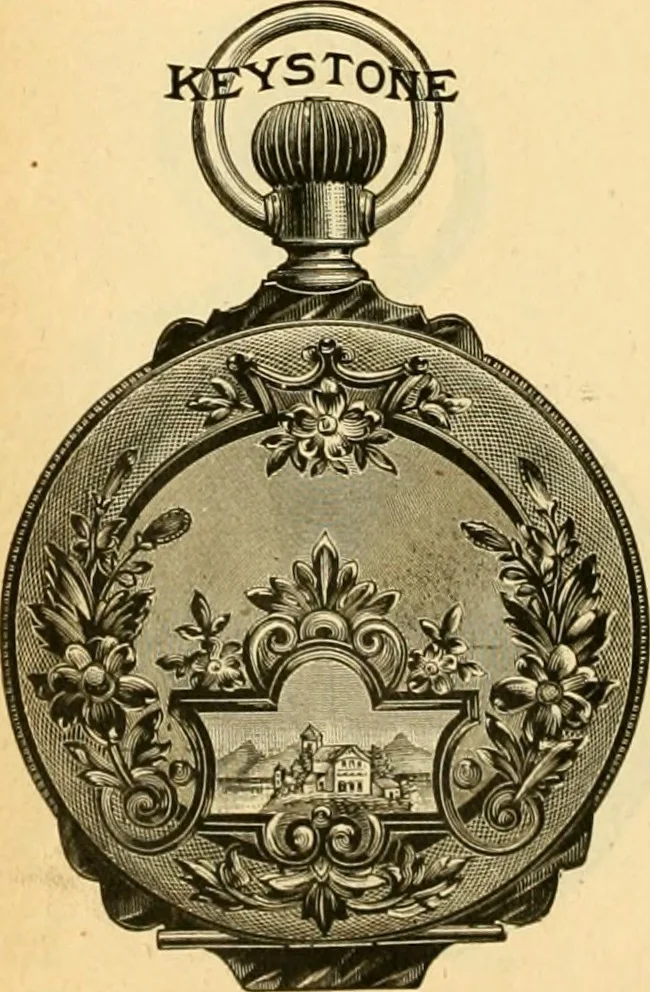 An illustration from 13th annual illustrated catalog, 1889 ... containing illustrations and prices of a few leading and staple styles of diamonds, watches, jewelry, silverware, clocks, canes, umbrellas, opera glasses, gold spectacles, eye glasses, etc., 1889, leaf 225