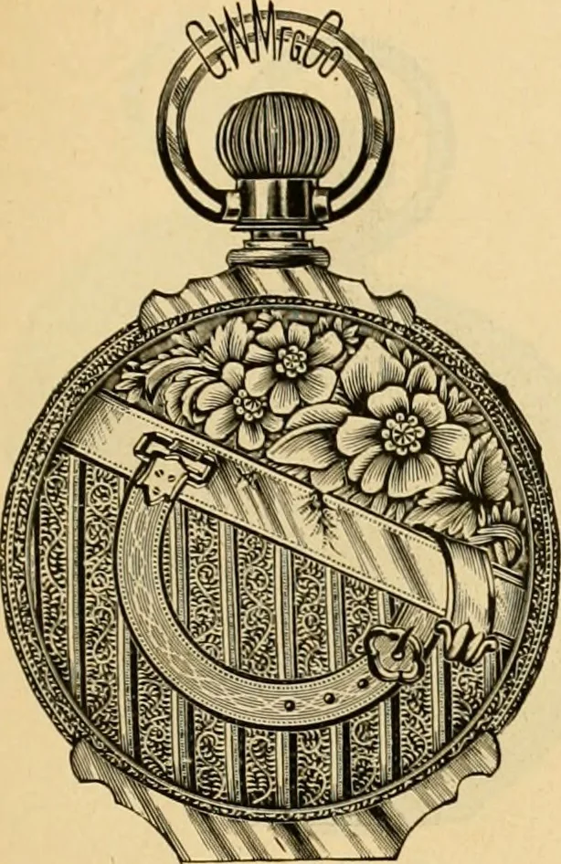 An illustration from 13th annual illustrated catalog, 1889 ... containing illustrations and prices of a few leading and staple styles of diamonds, watches, jewelry, silverware, clocks, canes, umbrellas, opera glasses, gold spectacles, eye glasses, etc., 1889, leaf 226