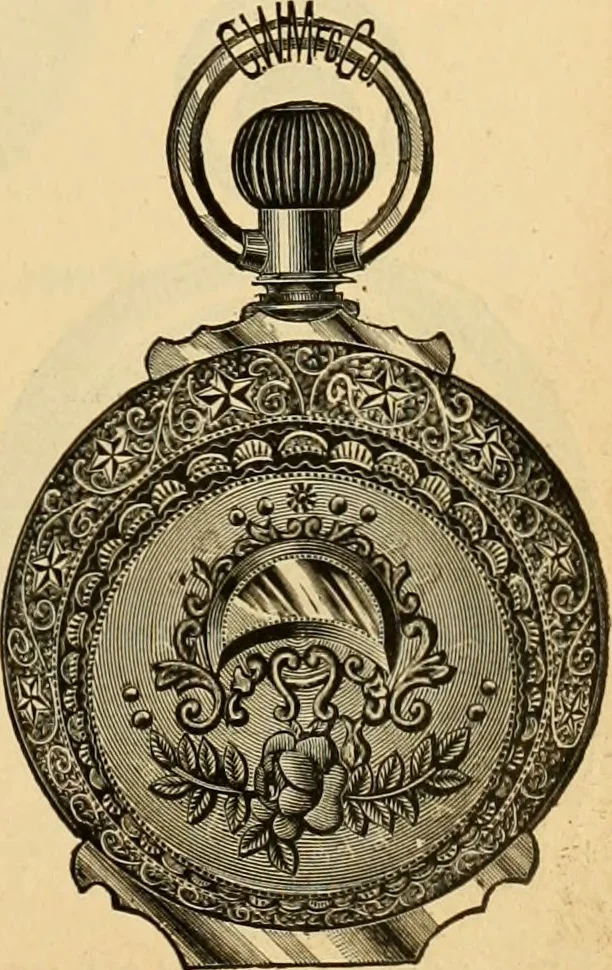An illustration from 13th annual illustrated catalog, 1889 ... containing illustrations and prices of a few leading and staple styles of diamonds, watches, jewelry, silverware, clocks, canes, umbrellas, opera glasses, gold spectacles, eye glasses, etc., 1889, leaf 226