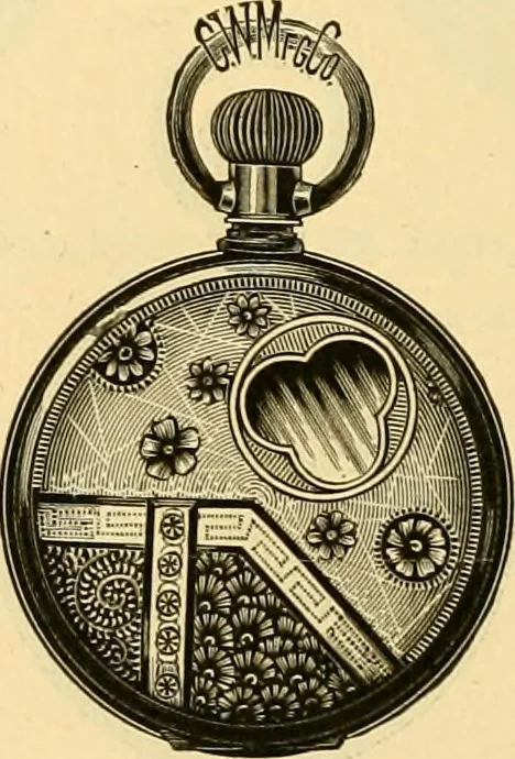 An illustration from 13th annual illustrated catalog, 1889 ... containing illustrations and prices of a few leading and staple styles of diamonds, watches, jewelry, silverware, clocks, canes, umbrellas, opera glasses, gold spectacles, eye glasses, etc., 1889, leaf 229