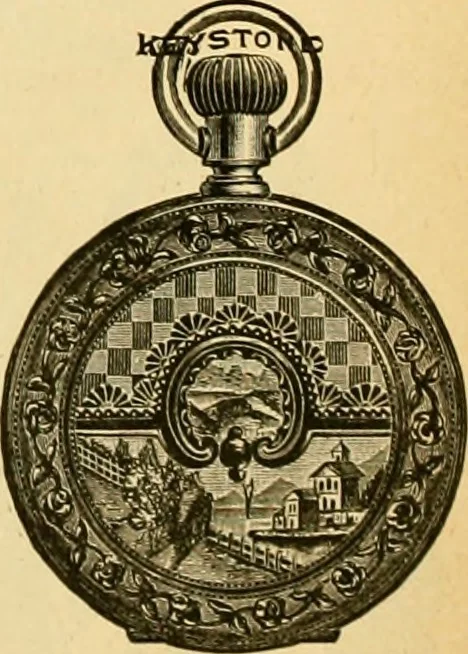 An illustration from 13th annual illustrated catalog, 1889 ... containing illustrations and prices of a few leading and staple styles of diamonds, watches, jewelry, silverware, clocks, canes, umbrellas, opera glasses, gold spectacles, eye glasses, etc., 1889, leaf 229
