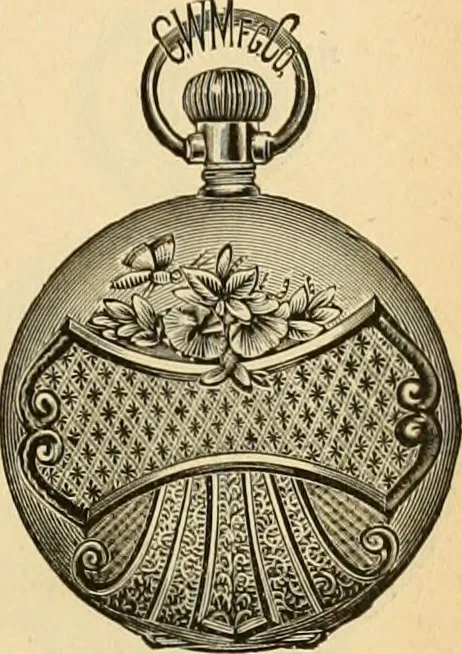 An illustration from 13th annual illustrated catalog, 1889 ... containing illustrations and prices of a few leading and staple styles of diamonds, watches, jewelry, silverware, clocks, canes, umbrellas, opera glasses, gold spectacles, eye glasses, etc., 1889, leaf 230