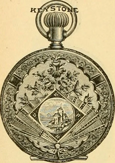 An illustration from 13th annual illustrated catalog, 1889 ... containing illustrations and prices of a few leading and staple styles of diamonds, watches, jewelry, silverware, clocks, canes, umbrellas, opera glasses, gold spectacles, eye glasses, etc., 1889, leaf 231