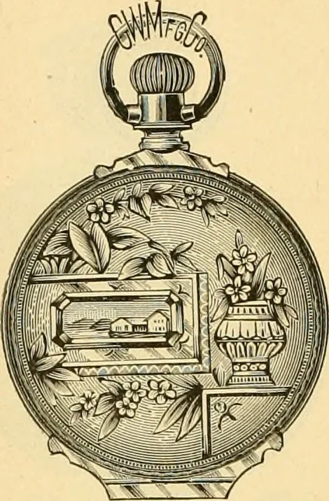 An illustration from 13th annual illustrated catalog, 1889 ... containing illustrations and prices of a few leading and staple styles of diamonds, watches, jewelry, silverware, clocks, canes, umbrellas, opera glasses, gold spectacles, eye glasses, etc., 1889, leaf 233