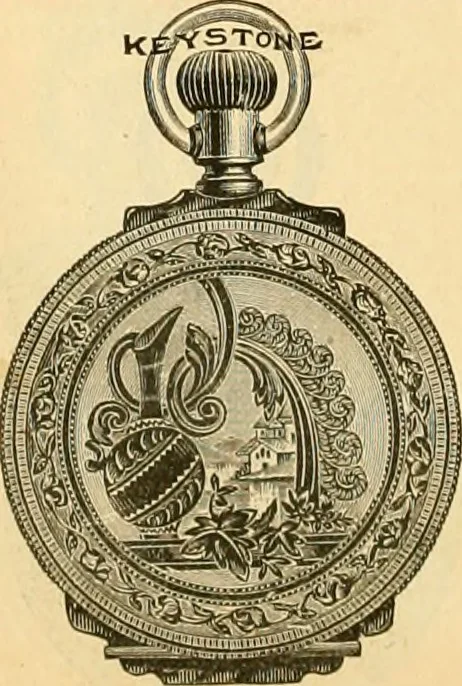 An illustration from 13th annual illustrated catalog, 1889 ... containing illustrations and prices of a few leading and staple styles of diamonds, watches, jewelry, silverware, clocks, canes, umbrellas, opera glasses, gold spectacles, eye glasses, etc., 1889, leaf 233
