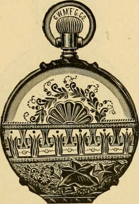 An illustration from 13th annual illustrated catalog, 1889 ... containing illustrations and prices of a few leading and staple styles of diamonds, watches, jewelry, silverware, clocks, canes, umbrellas, opera glasses, gold spectacles, eye glasses, etc., 1889, leaf 234