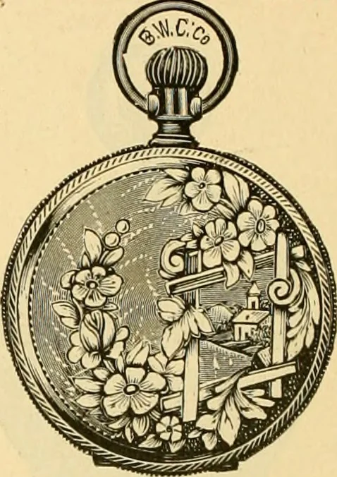 An illustration from 13th annual illustrated catalog, 1889 ... containing illustrations and prices of a few leading and staple styles of diamonds, watches, jewelry, silverware, clocks, canes, umbrellas, opera glasses, gold spectacles, eye glasses, etc., 1889, leaf 235
