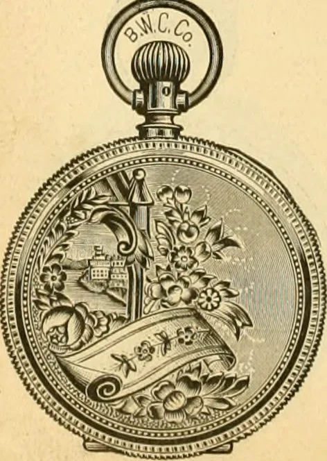 An illustration from 13th annual illustrated catalog, 1889 ... containing illustrations and prices of a few leading and staple styles of diamonds, watches, jewelry, silverware, clocks, canes, umbrellas, opera glasses, gold spectacles, eye glasses, etc., 1889, leaf 235