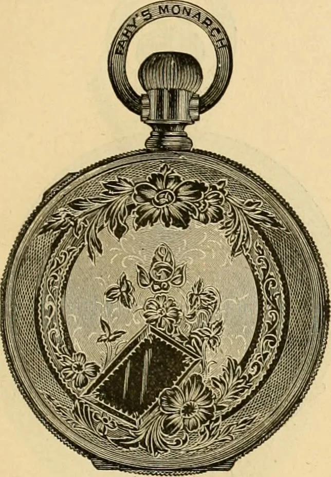 An illustration from 13th annual illustrated catalog, 1889 ... containing illustrations and prices of a few leading and staple styles of diamonds, watches, jewelry, silverware, clocks, canes, umbrellas, opera glasses, gold spectacles, eye glasses, etc., 1889, leaf 236