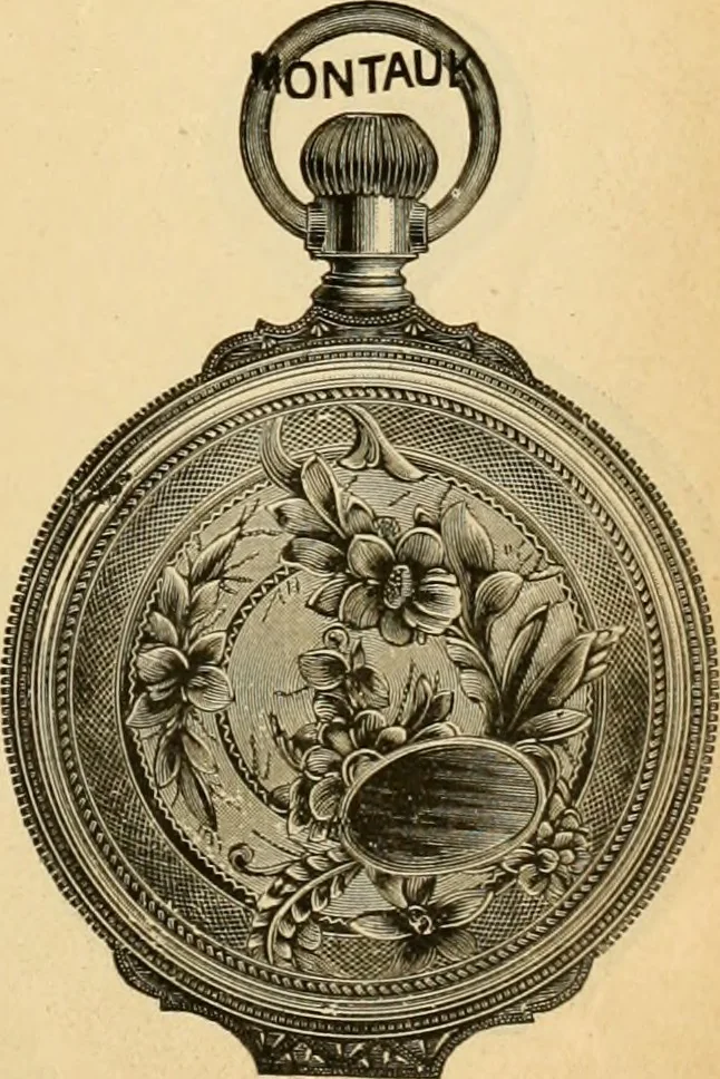 An illustration from 13th annual illustrated catalog, 1889 ... containing illustrations and prices of a few leading and staple styles of diamonds, watches, jewelry, silverware, clocks, canes, umbrellas, opera glasses, gold spectacles, eye glasses, etc., 1889, leaf 236