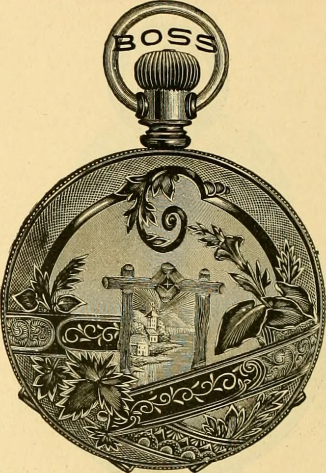 An illustration from 13th annual illustrated catalog, 1889 ... containing illustrations and prices of a few leading and staple styles of diamonds, watches, jewelry, silverware, clocks, canes, umbrellas, opera glasses, gold spectacles, eye glasses, etc., 1889, leaf 237