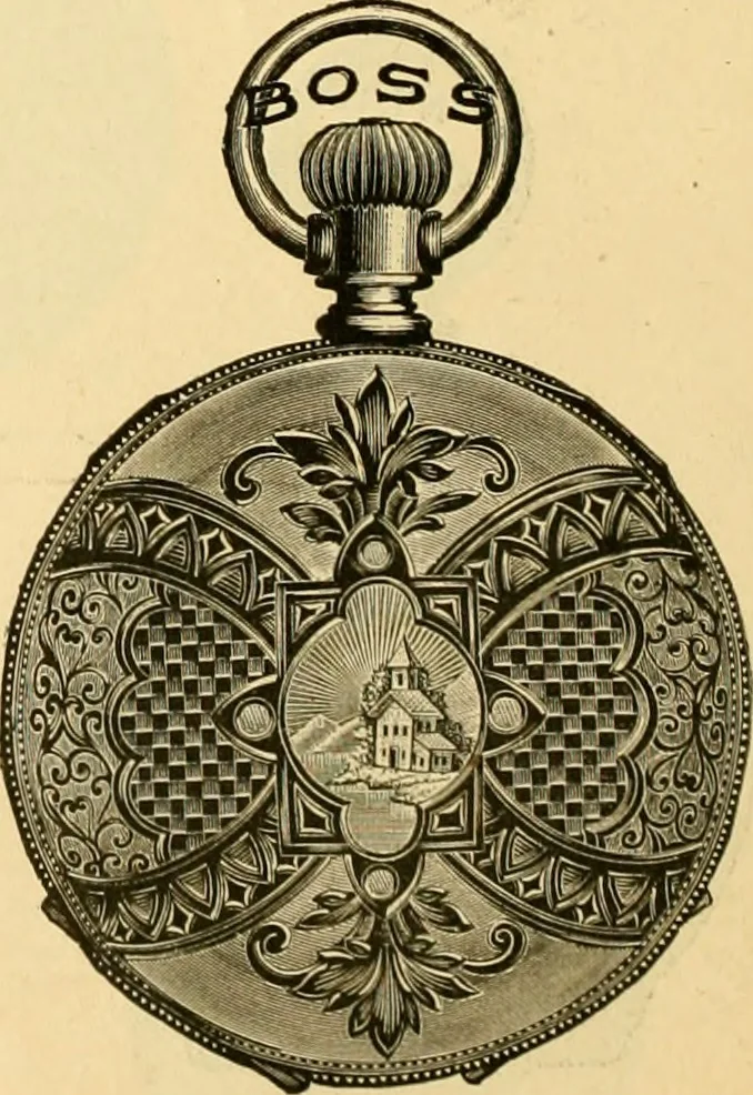 An illustration from 13th annual illustrated catalog, 1889 ... containing illustrations and prices of a few leading and staple styles of diamonds, watches, jewelry, silverware, clocks, canes, umbrellas, opera glasses, gold spectacles, eye glasses, etc., 1889, leaf 237