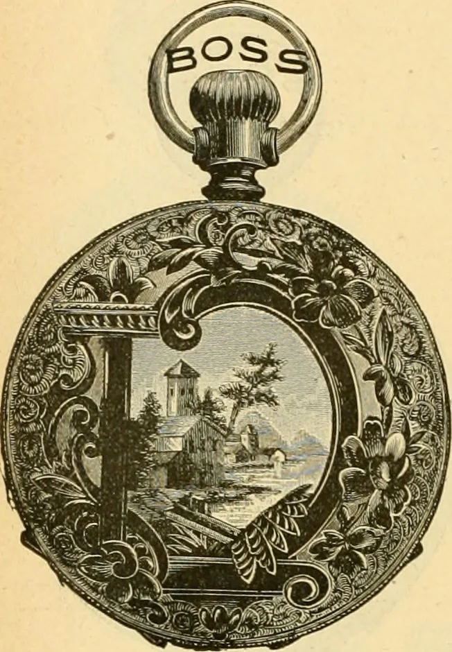 An illustration from 13th annual illustrated catalog, 1889 ... containing illustrations and prices of a few leading and staple styles of diamonds, watches, jewelry, silverware, clocks, canes, umbrellas, opera glasses, gold spectacles, eye glasses, etc., 1889, leaf 239