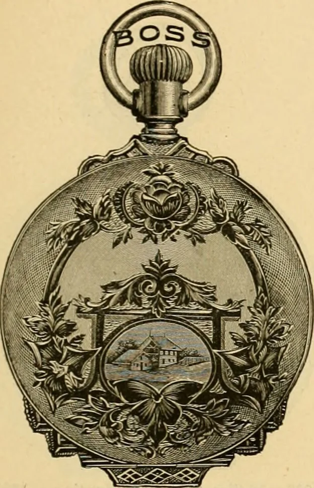 An illustration from 13th annual illustrated catalog, 1889 ... containing illustrations and prices of a few leading and staple styles of diamonds, watches, jewelry, silverware, clocks, canes, umbrellas, opera glasses, gold spectacles, eye glasses, etc., 1889, leaf 240