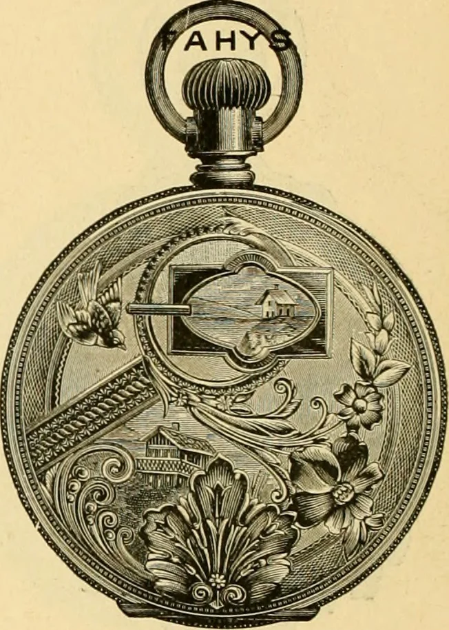 An illustration from 13th annual illustrated catalog, 1889 ... containing illustrations and prices of a few leading and staple styles of diamonds, watches, jewelry, silverware, clocks, canes, umbrellas, opera glasses, gold spectacles, eye glasses, etc., 1889, leaf 241