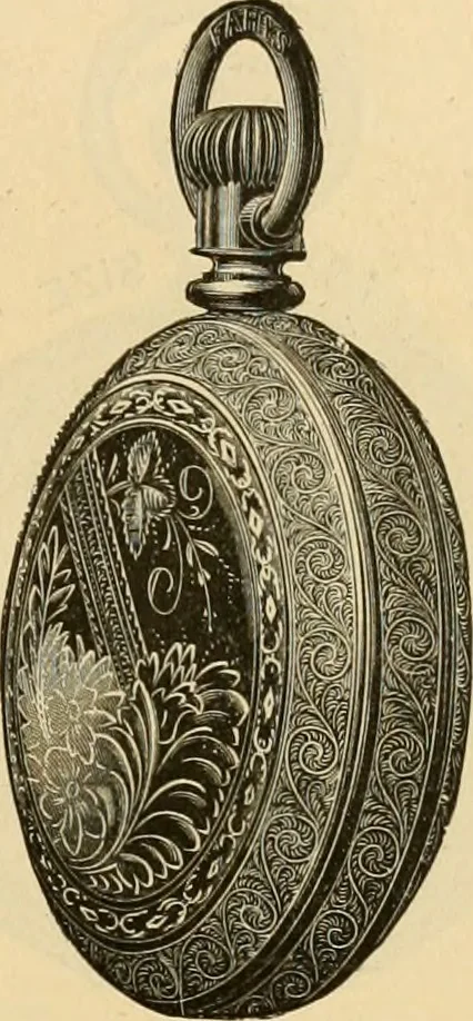 An illustration from 13th annual illustrated catalog, 1889 ... containing illustrations and prices of a few leading and staple styles of diamonds, watches, jewelry, silverware, clocks, canes, umbrellas, opera glasses, gold spectacles, eye glasses, etc., 1889, leaf 244