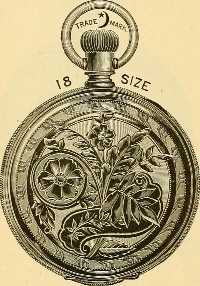 An illustration from 13th annual illustrated catalog, 1889 ... containing illustrations and prices of a few leading and staple styles of diamonds, watches, jewelry, silverware, clocks, canes, umbrellas, opera glasses, gold spectacles, eye glasses, etc., 1889, leaf 245