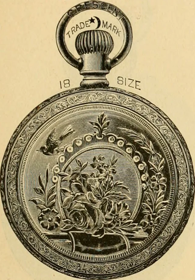 An illustration from 13th annual illustrated catalog, 1889 ... containing illustrations and prices of a few leading and staple styles of diamonds, watches, jewelry, silverware, clocks, canes, umbrellas, opera glasses, gold spectacles, eye glasses, etc., 1889, leaf 246