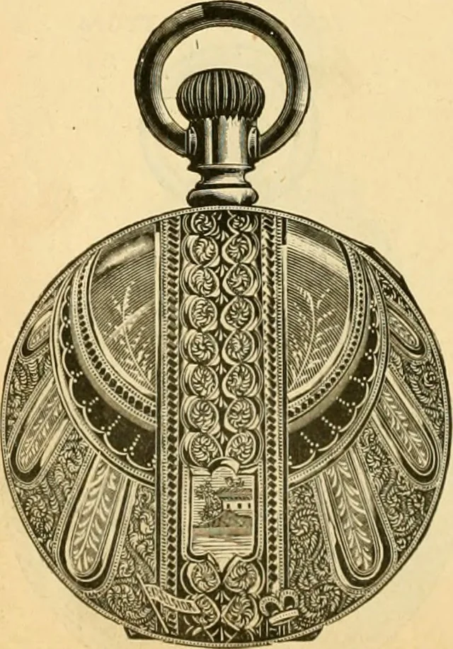 An illustration from 13th annual illustrated catalog, 1889 ... containing illustrations and prices of a few leading and staple styles of diamonds, watches, jewelry, silverware, clocks, canes, umbrellas, opera glasses, gold spectacles, eye glasses, etc., 1889, leaf 247