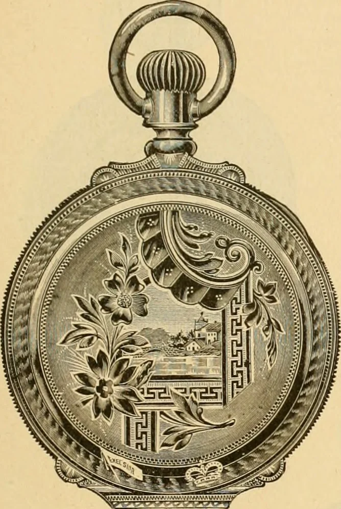 An illustration from 13th annual illustrated catalog, 1889 ... containing illustrations and prices of a few leading and staple styles of diamonds, watches, jewelry, silverware, clocks, canes, umbrellas, opera glasses, gold spectacles, eye glasses, etc., 1889, leaf 248