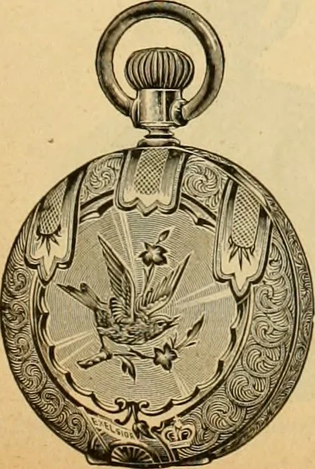 An illustration from 13th annual illustrated catalog, 1889 ... containing illustrations and prices of a few leading and staple styles of diamonds, watches, jewelry, silverware, clocks, canes, umbrellas, opera glasses, gold spectacles, eye glasses, etc., 1889, leaf 248