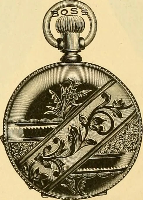 An illustration from 13th annual illustrated catalog, 1889 ... containing illustrations and prices of a few leading and staple styles of diamonds, watches, jewelry, silverware, clocks, canes, umbrellas, opera glasses, gold spectacles, eye glasses, etc., 1889, leaf 249