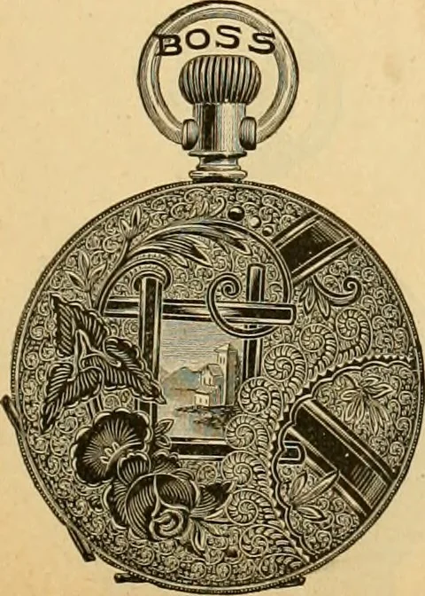 An illustration from 13th annual illustrated catalog, 1889 ... containing illustrations and prices of a few leading and staple styles of diamonds, watches, jewelry, silverware, clocks, canes, umbrellas, opera glasses, gold spectacles, eye glasses, etc., 1889, leaf 250
