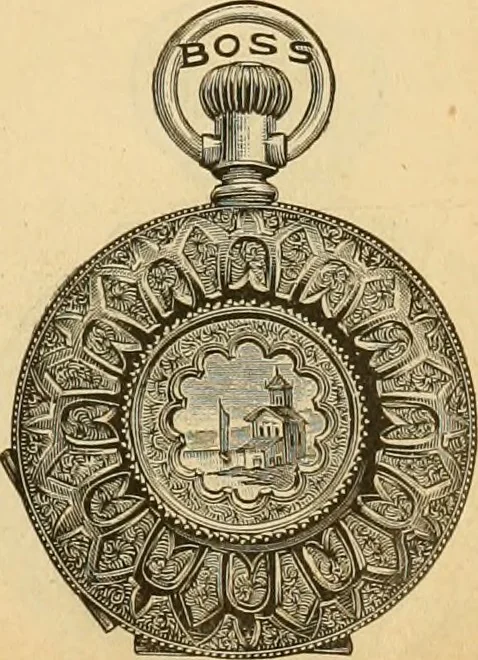 An illustration from 13th annual illustrated catalog, 1889 ... containing illustrations and prices of a few leading and staple styles of diamonds, watches, jewelry, silverware, clocks, canes, umbrellas, opera glasses, gold spectacles, eye glasses, etc., 1889, leaf 250