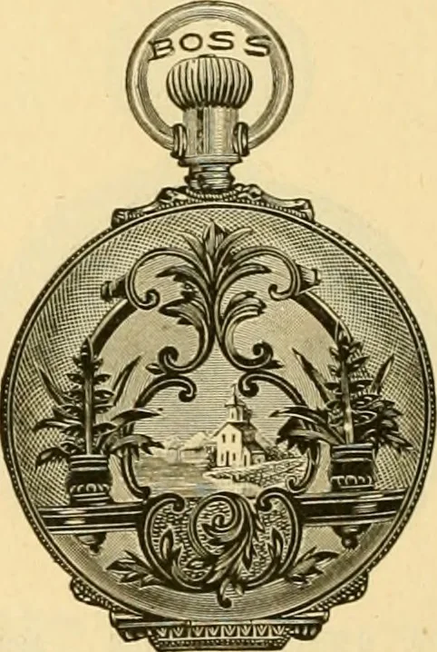 An illustration from 13th annual illustrated catalog, 1889 ... containing illustrations and prices of a few leading and staple styles of diamonds, watches, jewelry, silverware, clocks, canes, umbrellas, opera glasses, gold spectacles, eye glasses, etc., 1889, leaf 251