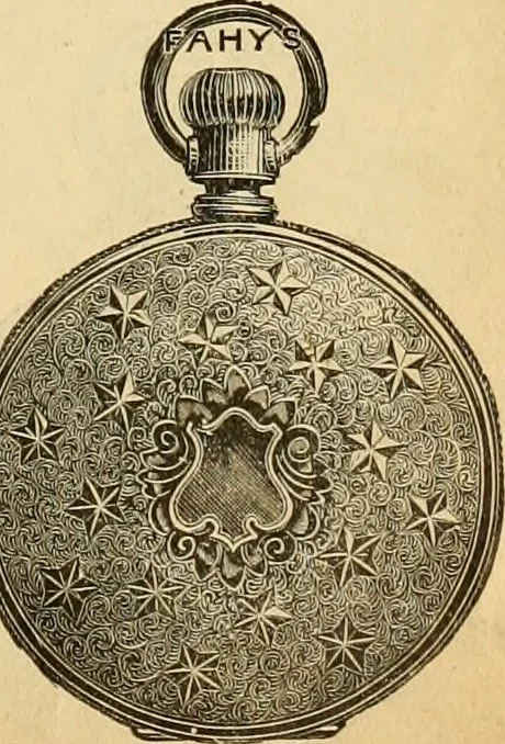 An illustration from 13th annual illustrated catalog, 1889 ... containing illustrations and prices of a few leading and staple styles of diamonds, watches, jewelry, silverware, clocks, canes, umbrellas, opera glasses, gold spectacles, eye glasses, etc., 1889, leaf 252