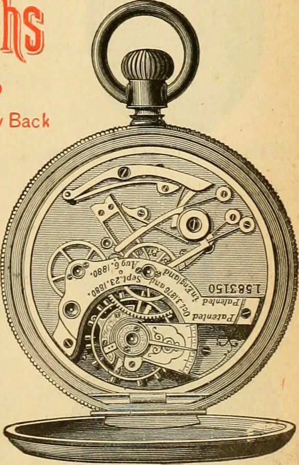 An illustration from 13th annual illustrated catalog, 1889 ... containing illustrations and prices of a few leading and staple styles of diamonds, watches, jewelry, silverware, clocks, canes, umbrellas, opera glasses, gold spectacles, eye glasses, etc., 1889, leaf 254