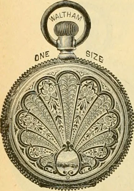 An illustration from 13th annual illustrated catalog, 1889 ... containing illustrations and prices of a few leading and staple styles of diamonds, watches, jewelry, silverware, clocks, canes, umbrellas, opera glasses, gold spectacles, eye glasses, etc., 1889, leaf 255