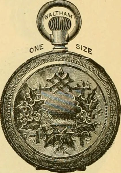 An illustration from 13th annual illustrated catalog, 1889 ... containing illustrations and prices of a few leading and staple styles of diamonds, watches, jewelry, silverware, clocks, canes, umbrellas, opera glasses, gold spectacles, eye glasses, etc., 1889, leaf 255