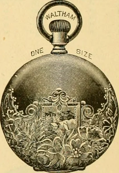 An illustration from 13th annual illustrated catalog, 1889 ... containing illustrations and prices of a few leading and staple styles of diamonds, watches, jewelry, silverware, clocks, canes, umbrellas, opera glasses, gold spectacles, eye glasses, etc., 1889, leaf 255