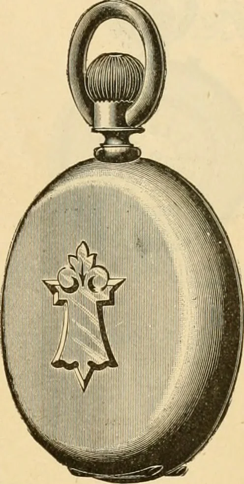 An illustration from 13th annual illustrated catalog, 1889 ... containing illustrations and prices of a few leading and staple styles of diamonds, watches, jewelry, silverware, clocks, canes, umbrellas, opera glasses, gold spectacles, eye glasses, etc., 1889, leaf 266