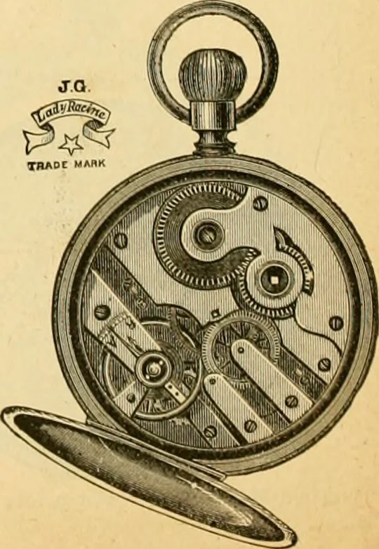 An illustration from 13th annual illustrated catalog, 1889 ... containing illustrations and prices of a few leading and staple styles of diamonds, watches, jewelry, silverware, clocks, canes, umbrellas, opera glasses, gold spectacles, eye glasses, etc., 1889, leaf 267