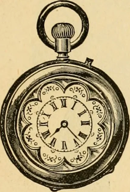An illustration from 13th annual illustrated catalog, 1889 ... containing illustrations and prices of a few leading and staple styles of diamonds, watches, jewelry, silverware, clocks, canes, umbrellas, opera glasses, gold spectacles, eye glasses, etc., 1889, leaf 268