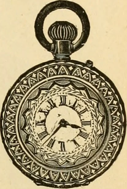 An illustration from 13th annual illustrated catalog, 1889 ... containing illustrations and prices of a few leading and staple styles of diamonds, watches, jewelry, silverware, clocks, canes, umbrellas, opera glasses, gold spectacles, eye glasses, etc., 1889, leaf 268