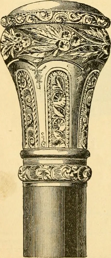 An illustration from 13th annual illustrated catalog, 1889 ... containing illustrations and prices of a few leading and staple styles of diamonds, watches, jewelry, silverware, clocks, canes, umbrellas, opera glasses, gold spectacles, eye glasses, etc., 1889, leaf 271