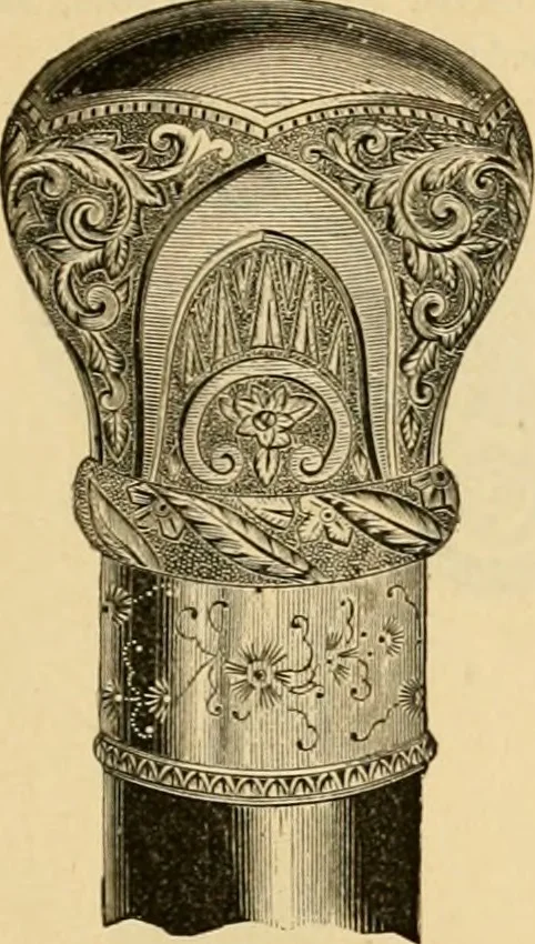 An illustration from 13th annual illustrated catalog, 1889 ... containing illustrations and prices of a few leading and staple styles of diamonds, watches, jewelry, silverware, clocks, canes, umbrellas, opera glasses, gold spectacles, eye glasses, etc., 1889, leaf 272