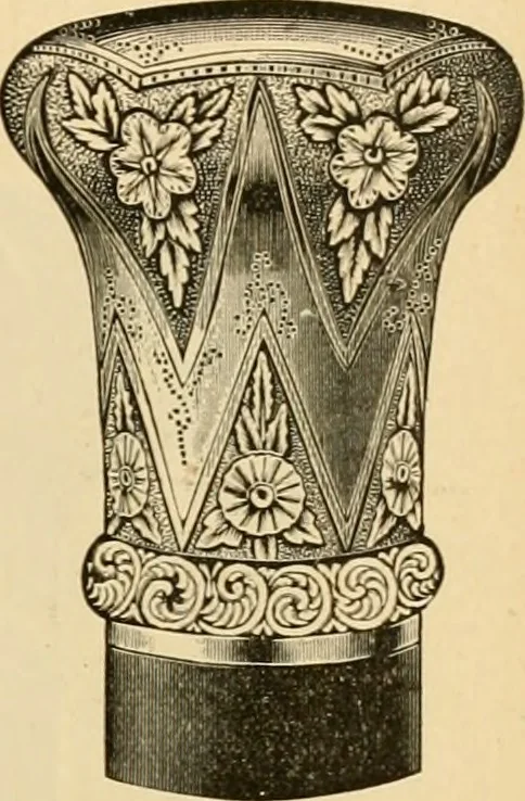 An illustration from 13th annual illustrated catalog, 1889 ... containing illustrations and prices of a few leading and staple styles of diamonds, watches, jewelry, silverware, clocks, canes, umbrellas, opera glasses, gold spectacles, eye glasses, etc., 1889, leaf 272